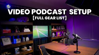 How To Setup a Video Podcast Studio In 2024 Complete Gear Kit for Beginners [upl. by Nett]