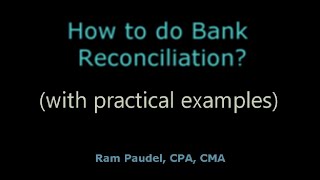 Bank Reconciliation [upl. by Fairleigh]