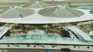 New Airport Terminal in Almaty [upl. by Irwinn]