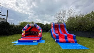 Bouncy Castle amp Inflatable Slide Hire at The Bluebell Suite Barnsley  The Fairway Hotel Barnsley [upl. by Elimay]