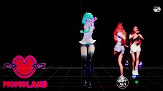 【MMD KPOP】MOMOLAND  BAAM モーション配布 [upl. by Nivlad]