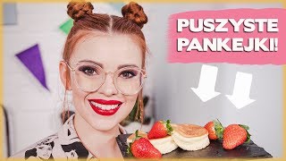 Puszyste JAPOŃSKIE NALEŚNIKI czyli Fluffy Pancakes Jak zrobić  Sugarlady [upl. by Loleta]