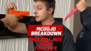 McDojo Breakdown This Will Not Save Your Life [upl. by Yrehcaz]