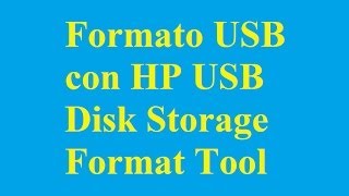 Formato USB con HP USB Disk Storage Format Tool  Betdownloadcom [upl. by Neliak]