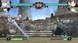 Dengeki Bunko Fighting ClimaxValkyria Chronicles Selveria Bles All Attacks [upl. by Arrat]