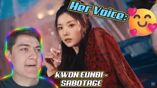 Her Lovely Voice 🥰😄  MV SABOTAGE  권은비KWON EUNBI KWONEUNBI Reaction [upl. by Yblek]