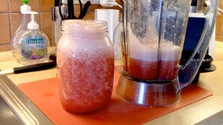 WassermelonenSmoothie Rezept VEGAN [upl. by Scarrow]