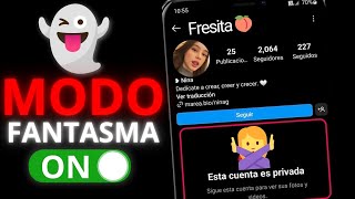 Como VER una CUENTA PRIVADA de INSTAGRAM sin SEGUIRLA 🔥 Activar Modo Fantasma 2024 [upl. by Jacquenetta490]