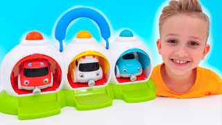 Vlad and Niki have fun with toy cars  Funny videos for kids [upl. by Holloway]