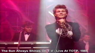 Aha  The Sun Always Shines On TV  Live At Totp 1985 HD [upl. by Jaan265]