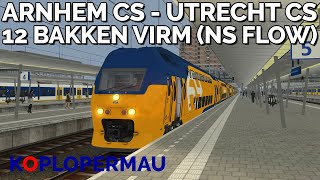 Train Simulator 2021 Arnhem Centraal  Utrecht Centraal met drie soorten NS VIRM [upl. by Hunger]