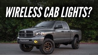 Wireless No Drill Cab Over America Cab Light Install and Review [upl. by Irahc999]