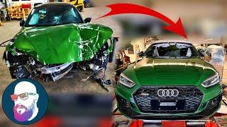 Repararea caroseriei  Audi RS5 2019 [upl. by Summons317]