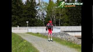 Rollski  Skiroller  rollerski the Elpex Offroad classic [upl. by Nadirehs982]