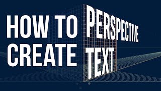 How to Create Perspective Text in Illustrator [upl. by Mairhpe]