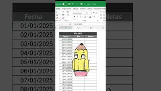 AGENDA en EXCEL superexcel [upl. by Drehcir574]