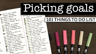 101 Things List 💜 How I pick 101 things to do [upl. by Skrap166]