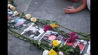 911 performance in Times Square by New York Butoh Institute [upl. by Lavine]