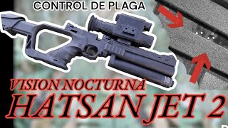 CAZANDO RATAS DE NOCHE 🤣  ASI SE SE DESEMPEÑA LA PISTOLA PCP HATSAN JET 2 [upl. by Arretak]