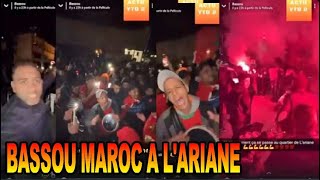 BASSOU L’ARIANE FÊTE LE MAROC 🇲🇦 sa victoire en coupe du monde [upl. by Heron]