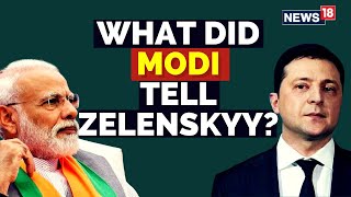 Modi Zelensky  What Ukraines Zelenskyy Said On Phone Call With PM Modi LIVE  English News LIVE [upl. by Jennings583]