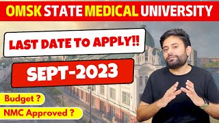 Omsk State Medical University  Is it a good choice  MBBS in Russia for Indians [upl. by Aicatan]