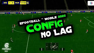 Efootball Mobile 2025 Config  No Lag No Crowd in Efootball [upl. by Analak476]