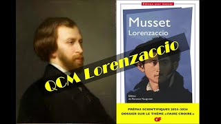 QCM Lorenzaccio de Musset [upl. by Llerod]