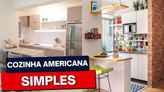 Como planejar uma COZINHA AMERICANA SIMPLES [upl. by Labannah80]