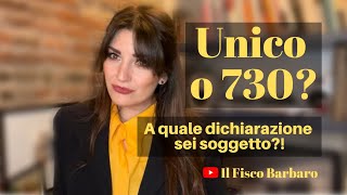 Dichiarazione dei redditi Modello 730 e Modello Unico [upl. by Nairdad]