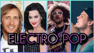 Best of Electro Pop 2000s  2010s David Guetta LMFAO Avicii BEP Katy Perry Maroon 5 [upl. by Annaihs]