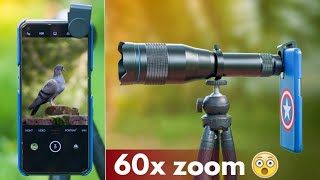 Apexel 60X Telephoto Lens Installation Tutorial [upl. by Asilef]