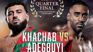 OFFICIAL KHACHAB VS ADEGBUYI  GLORY GRAND PRIX 2024 Quarter Final heavyweight tournament REVIEW [upl. by Mahalia]