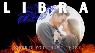 LIBRA❤️ “SHOULD YOU TRUST THIS LIBRA IMPORTANT MESSAGE” 🤯 libratarot currentfeelingstarot [upl. by Grinnell481]