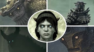 Shadow of the Colossus HD  All Bosses With Cutscenes HD [upl. by Renrag]