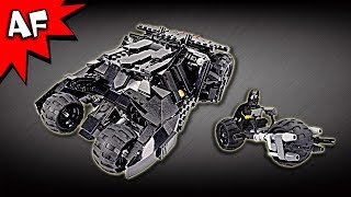 Custom Lego Batman TUMBLER  BATPOD Transformation V20 Dark Knight MOC [upl. by Alvera]