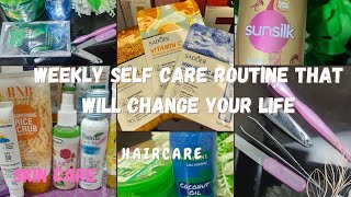 Perfect weekend self care routineskin careHair careGroom your self self care tips for girls [upl. by Uhp742]