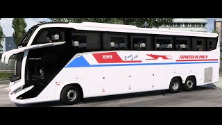 BUS ETS2  VIAGEM 1514  BAURUSP X ADAMANTINASP  EXPRESSO DE PRATA [upl. by Nelhsa]