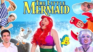 FAMILY SINGS THE LITTLE MERMAID MEDLEY 🧜🏻‍♀️✨Cover by SharpeFamilySingers [upl. by Annamaria]