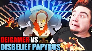 ME ENFRENTO CONTRA DISBELIEF PAPYRUS D  Undertale UNITALE [upl. by Kcirtapnaes]