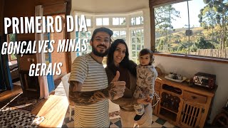 Gonçalves Minas Gerais  Parte 1  Conhecendo a cidade e comércios  Viajando em família [upl. by Ahsatsan445]