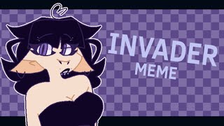 INVADER ANIMATION MEME  FLIPACLIP [upl. by Sukramal]