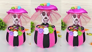 😍Idea fácil Para Día de Muertos 😍 Cómo hacer calaveras para día de muertos😍 para Día de muertos [upl. by Gean]