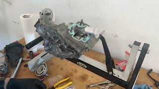 10 Minute Timelapse  Kawasaki KX65 Full Engine Rebuild [upl. by Peskoff]