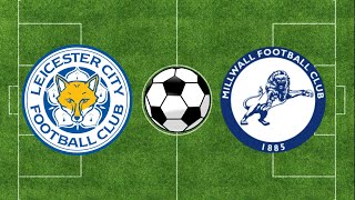 Leicester City vs Millwall  EFL Championship 2324  Football Simulation PES 21 [upl. by Gnuhc]