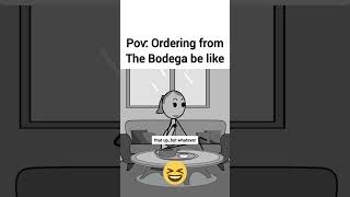 Ordering from Bodega animation funnyvideo gplus comedy [upl. by Jenna]