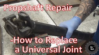 Propshaft Repair  How to Replace a Universal Joint [upl. by Petronia]