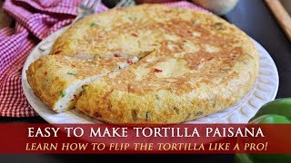 The Famous Spanish Tortilla Paisana Omelette Recipe [upl. by Iad143]