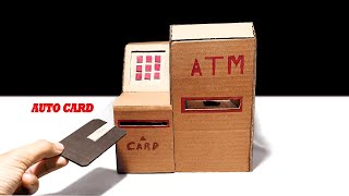 DIY ATM Machine Mini Gear StepbyStep Cardboard Craft Tutorial [upl. by Armillda]