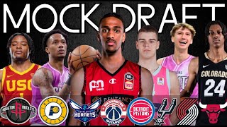 2024 NBA Mock Draft NBA FULL FIRST ROUND MOCK DRAFT  Utility Sports 2024 NBA Mock Draft [upl. by Velasco]